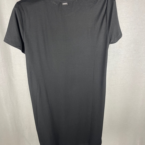 MARC NEW YORK PERFORMANCE Twist-Front Tee Black Dress size Large NWT - Picture 4 of 8